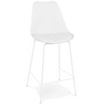 Tabouret De Bar LEMON Blanc - Blanc