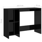 Schreibtisch Schwarz - Holzwerkstoff - Massivholz - 103 x 75 x 103 cm