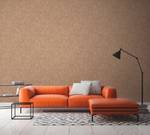 Unitapete Braun Putzoptik Beige - Braun - Orange - Kunststoff - Textil - 53 x 1 x 1005 cm