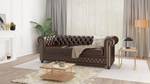 Chesterfield Perry Sofa 3 sitzer Braun