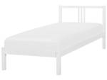 Lit simple VANNES Blanc - Largeur : 97 cm