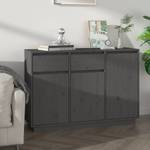 Buffet 3015566 Gris - Bois massif - Bois/Imitation - 34 x 75 x 110 cm