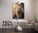 Leinwandbild White Tiger 60 x 90 cm