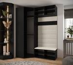 Garderobe Inova 4 Z21 Schwarz - Gold - Grau - Gold