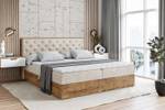 Boxspringbett LOLLI3 Ecru - Breite: 160 cm - H3