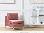 Fauteuil EVJA Rose foncé - Largeur : 65 cm