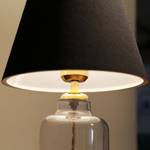 Lampe de bureau Oldham E27 noir / laiton Noir - Matière plastique - 22 x 30 x 22 cm