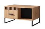 Couchtisch LAMELIX Braun - Holzwerkstoff - 90 x 52 x 60 cm