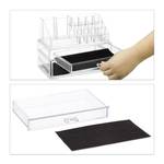 Make-Up Organizer mit 2 Schubladen Kunststoff - 24 x 19 x 14 cm