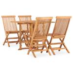 Gartenmöbel-Set Braun - Holzart/Dekor - Holz teilmassiv - 90 x 75 x 90 cm