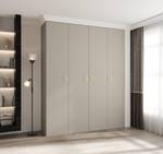 Drehtürenschrank Como 1 Beige - Gold - 200 x 40 cm