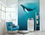 Fototapete Artsy Humpback Whale 610841 Blau - Naturfaser - Textil - 200 x 280 x 280 cm