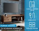 Fernsehschrank VASINIE Braun - Holzwerkstoff - 150 x 57 x 40 cm