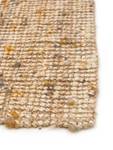 Tapis de jute Sam natural/yellow Marron - Fibres naturelles - 80 x 1 x 150 cm