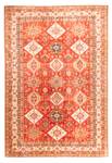 Kazak - 318x220cm Rot - Naturfaser - 220 x 1 x 318 cm