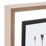 Fotorahmen, Glas, 7 Elemente, Holzrahmen Holzwerkstoff - 4 x 51 x 41 cm