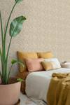 Tapete Blumenmuster 7362 Beige - 50 x 900 x 900 cm