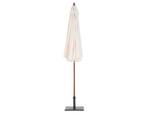 Parasol droit TOSCANA Beige - Crème - Doré - Chêne foncé