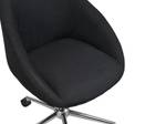Chaise de bureau REZA Noir - Textile - 54 x 86 x 54 cm