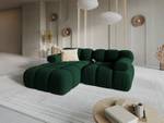 modulares Ecksofa BELLIS 3 Sitzplätze Dunkelgrün