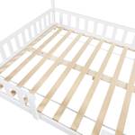 Lit d'enfant Sisimiut avec Matelas Blanc - 206 x 135 x 126 cm