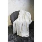Plaid blanc douillet polaire - LENO Blanc - Textile - 160 x 1 x 128 cm