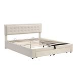 Doppelbett Apollo Ⅶ Beige - Breite: 162 cm