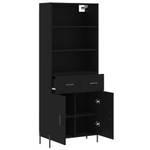 Highboard DE7160 Schwarz - Holzwerkstoff - 34 x 180 x 70 cm