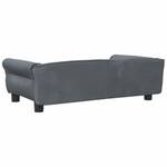 Lit pour chien 3015967 Gris foncé - 95 x 55 cm