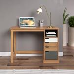 Bureau Mestre Pin massif - Bois - Blanc