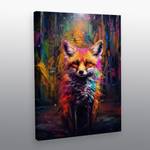 Leinwandbild Fox Graffiti 80 x 120 cm