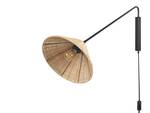 Wandlampen PALENA Schwarz - Blau - Rattan - 33 x 30 x 60 cm