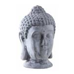 Tête de Bouddha fibre de ciment Pierre - 26 x 39 x 24 cm