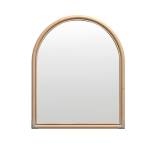 Miroir Indra Beige Beige - Rotin - 70 x 85 x 3 cm