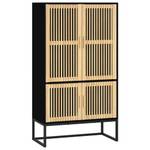 Highboard DE4159 Schwarz