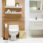 Bambus WC & Garnitur Metall