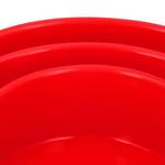 Silikon Backformen 3 Stück Flexibel Rot - Kunststoff