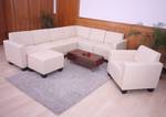 Couch-Garnitur Lyon 6-2 Beige - Kunstleder - 288 x 76 x 216 cm