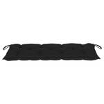 Gartenbank 3006626-2 Schwarz - Bambus - 38 x 45 x 118 cm