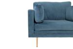 Sessel Boom Blau - 110 x 84 x 86 cm - Metall - Textil