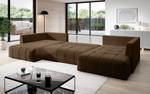 Ecksofa Calvani XXL Monolith 15 Braun