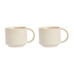 Tasse - Lot de 2 blanc Blanc