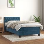 Boxspringbett 3017290-22 Dunkelblau - Breite: 100 cm