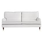 Passion Sofa 3-Sitzer (2-geteilt) Weiß - Textil - Holz teilmassiv - 210 x 94 x 108 cm