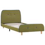 Cadre de lit 297913 Vert - Largeur : 96 cm