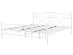 Lit double RODEZ Blanc - Largeur : 186 cm