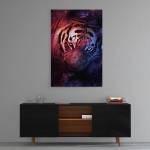 Leinwandbild LIGHTED TIGER 40 x 60 cm