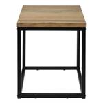 Table Chevet Icub 40x40x48 cm Noir Noir - Bois massif - Bois/Imitation - 40 x 48 x 40 cm