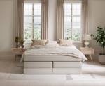 Boxspringbett Oak Beige - Breite: 200 cm