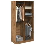 Kleiderschrank 298537-4 Eiche Dekor - Breite: 100 cm